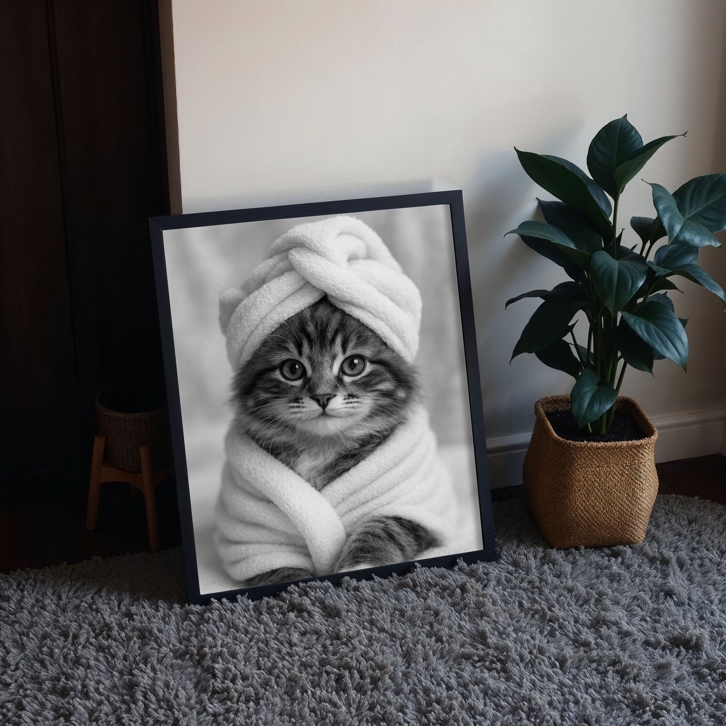 custom pet spa wall art