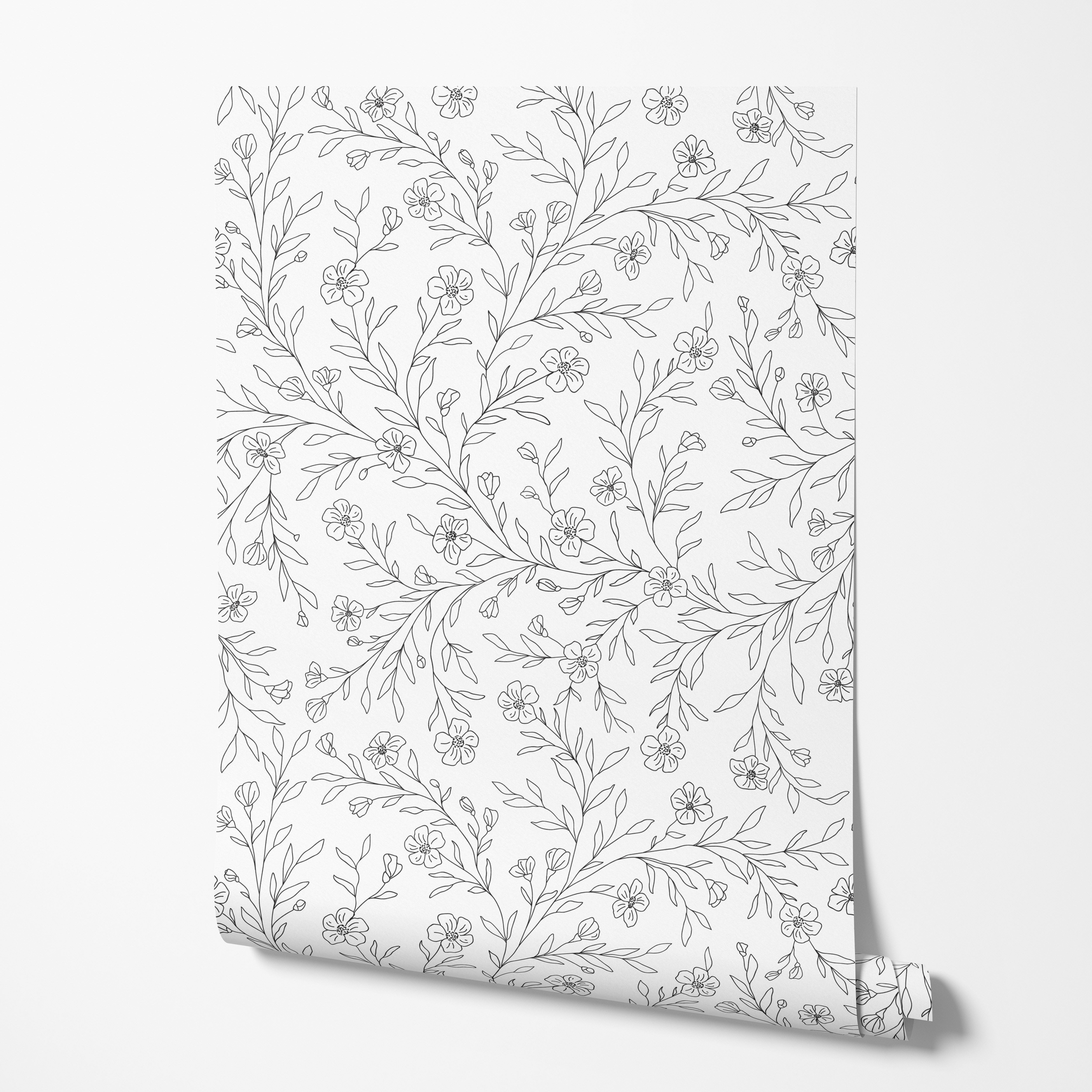 Delicate Floral Wallpaper – CUFY
