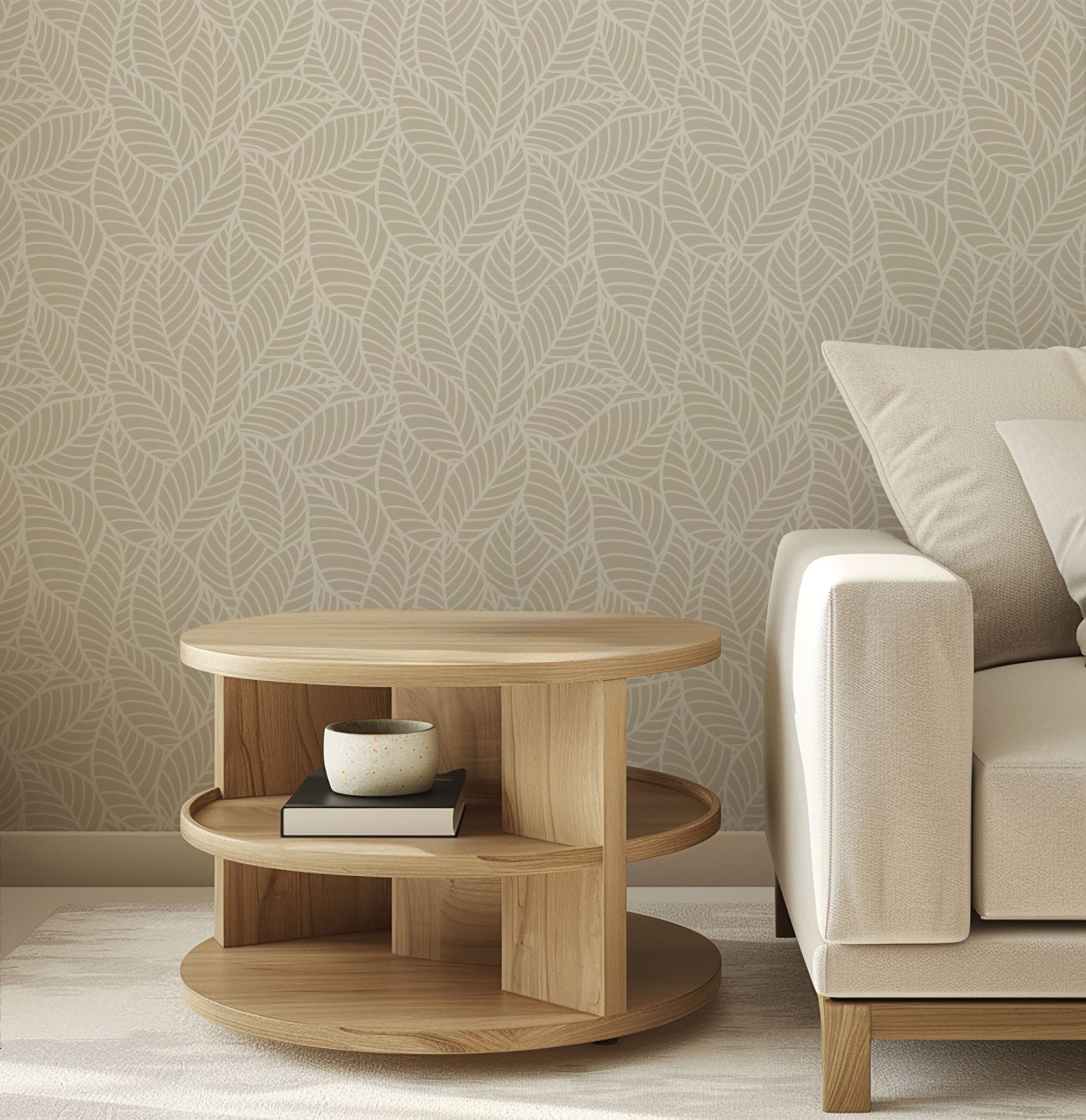 gentle vines wallpaper, premium peel & stick, sample, floral, wallpaper decor
