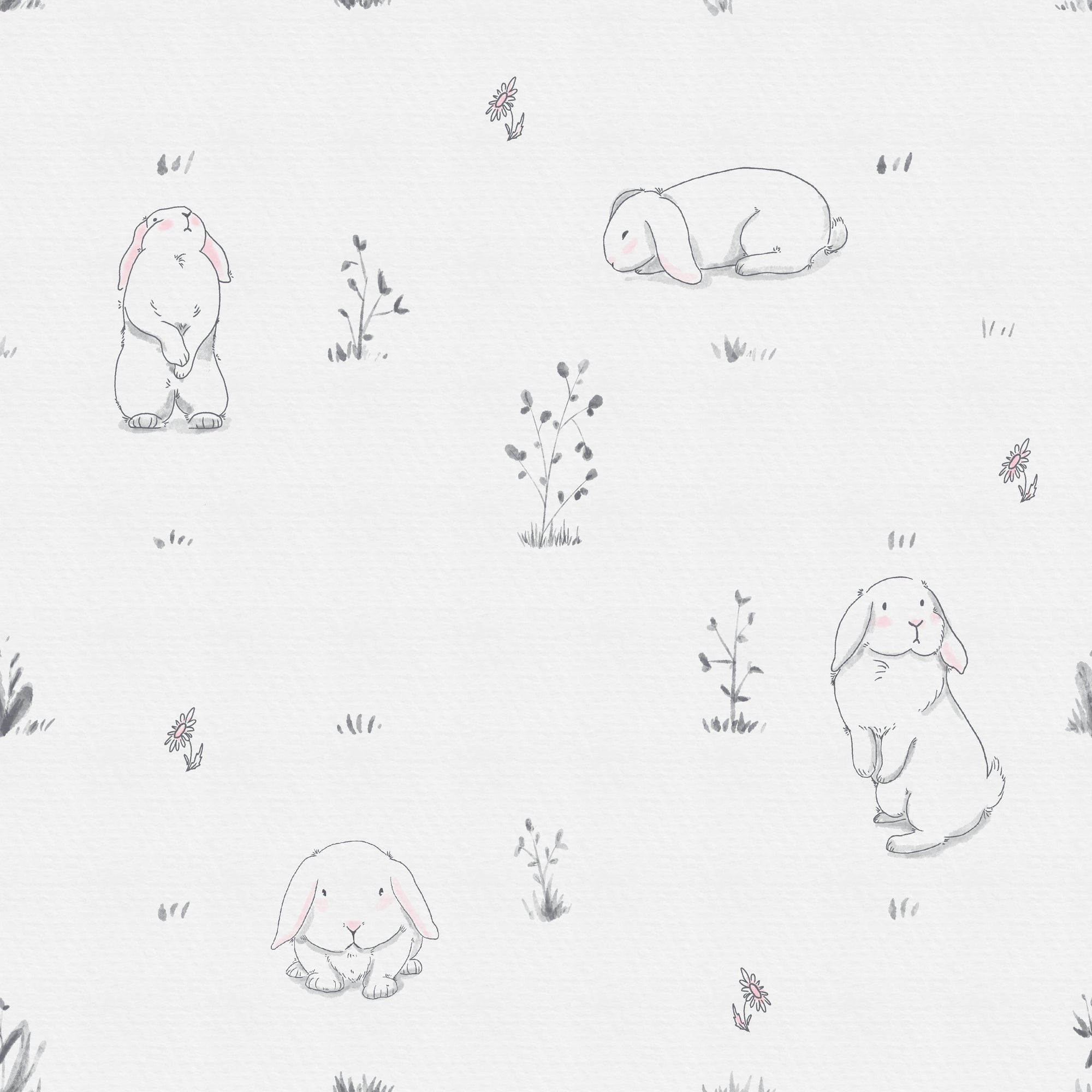 Minimalist Bunny Wallpaper
