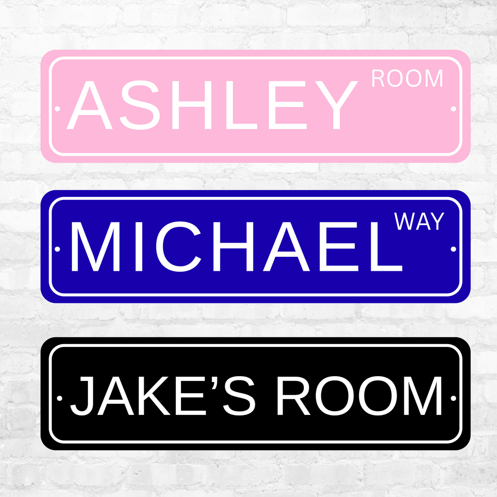 Custom Name Street Metal Sign