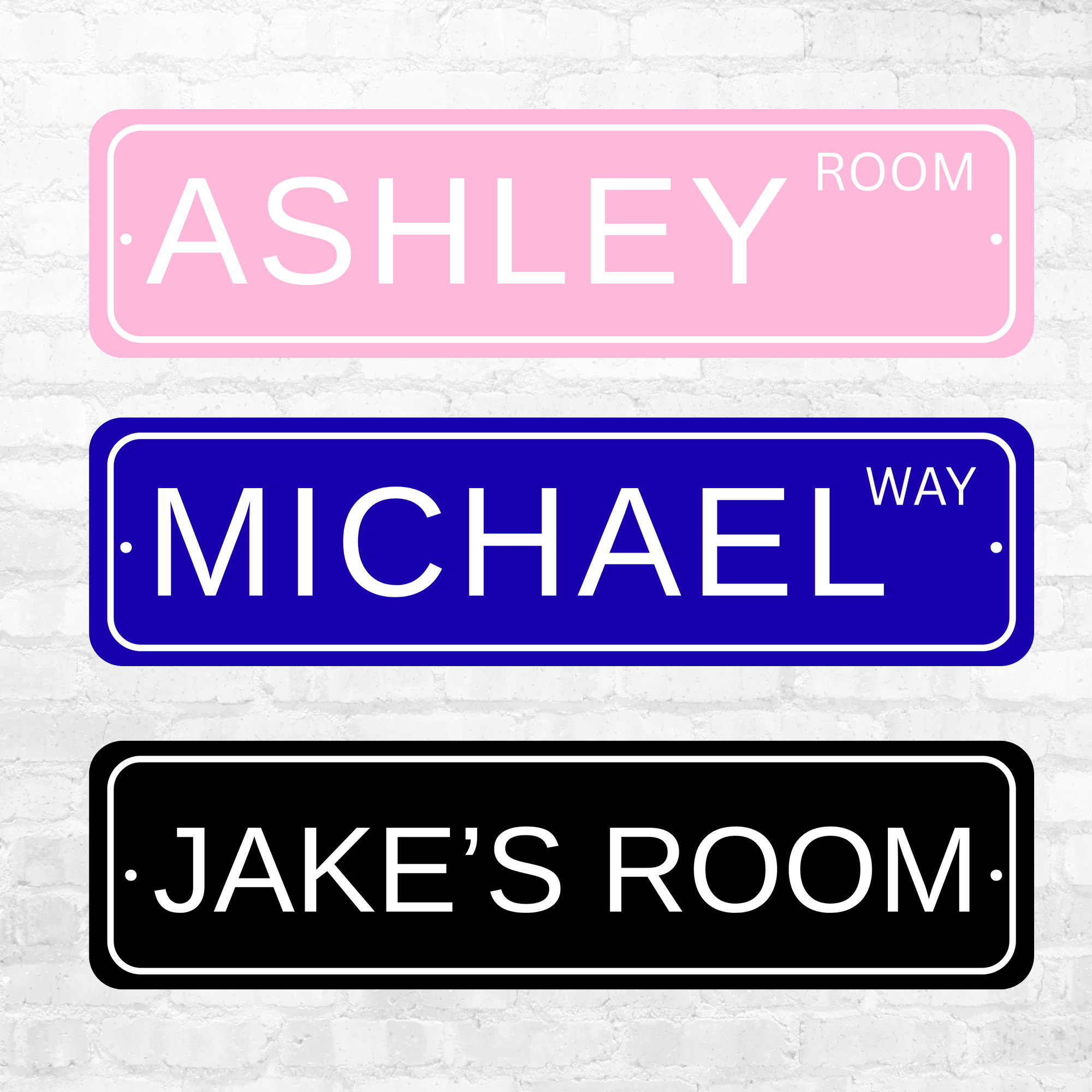 Custom Name Street Metal Sign