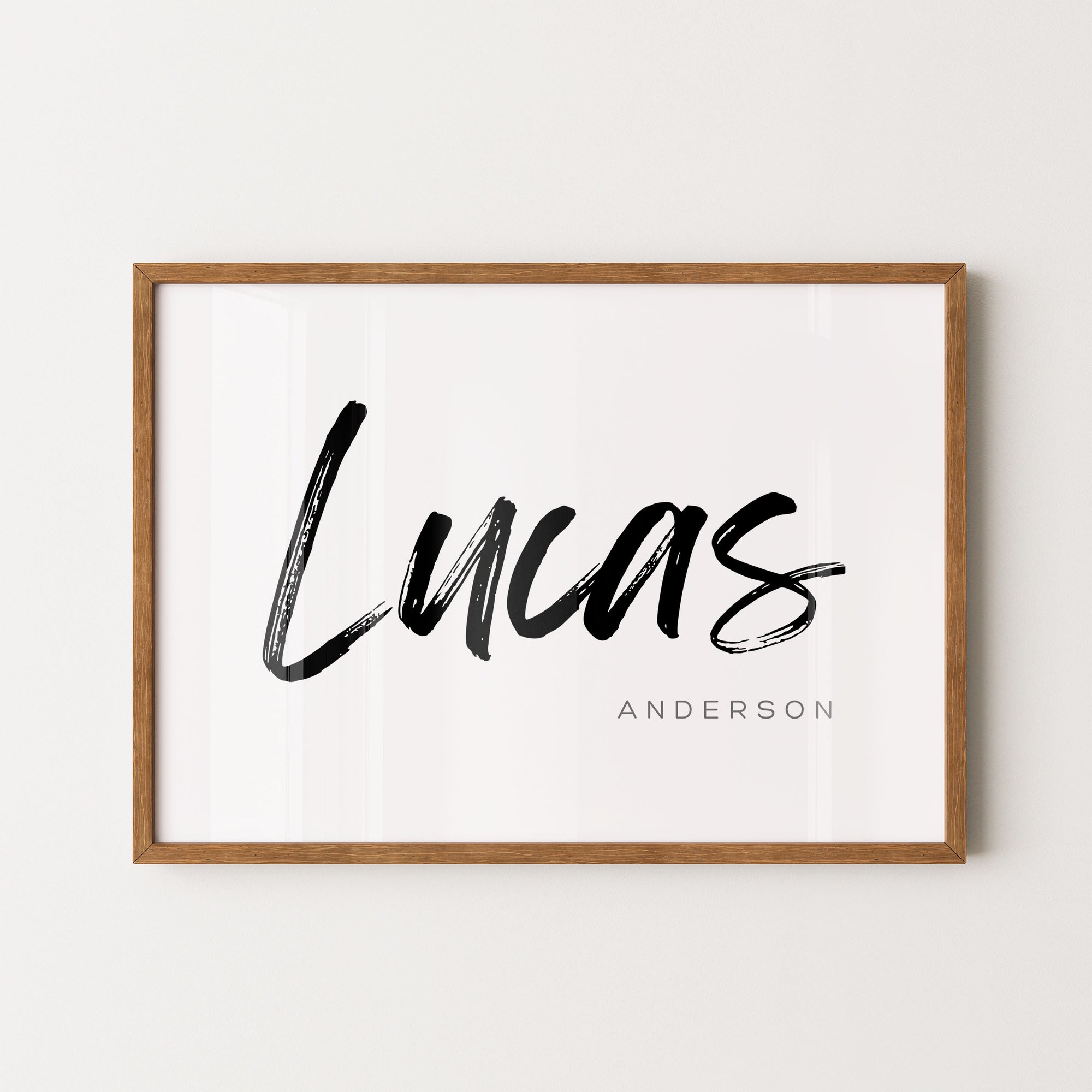 Custom Watercolor Kids Name Art Print