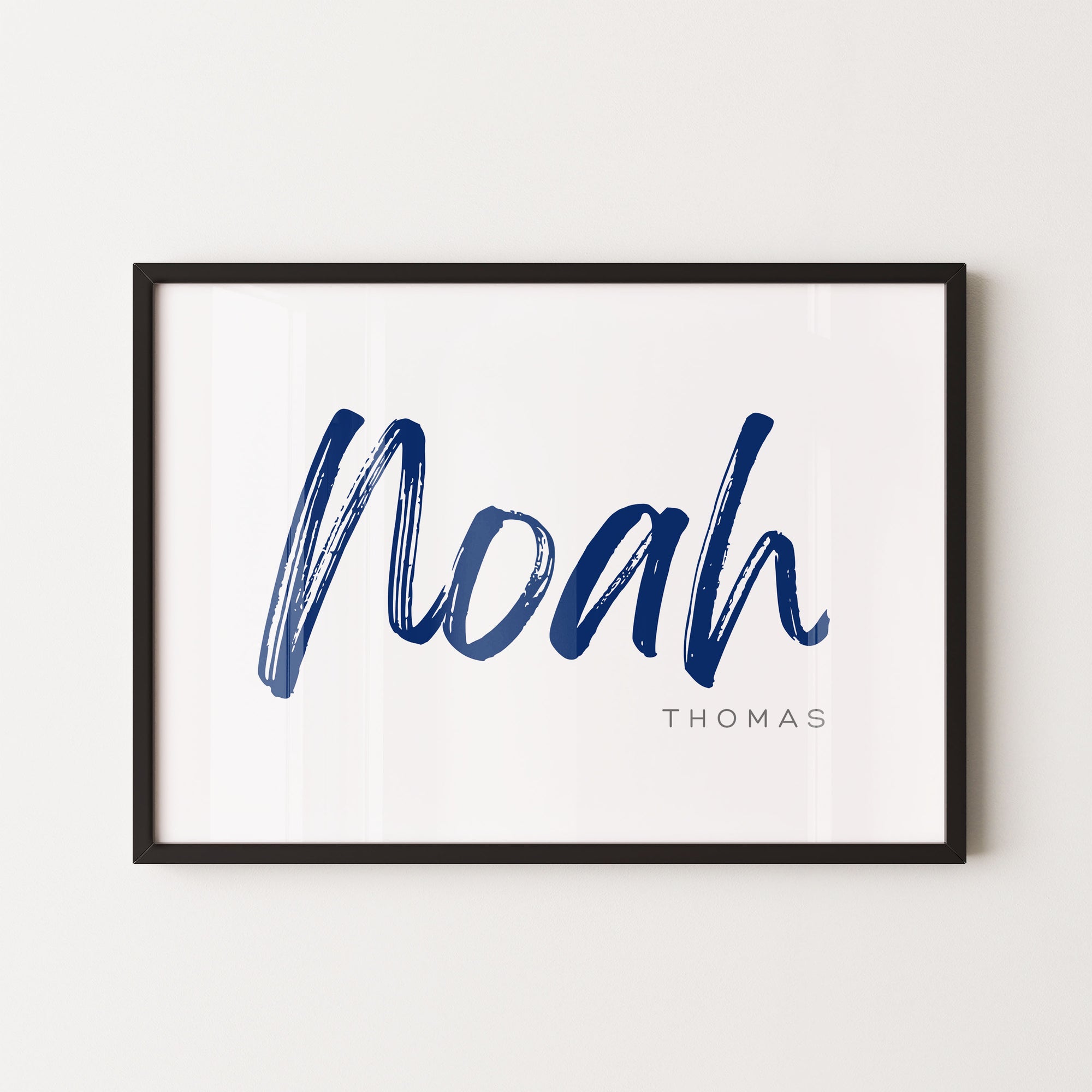 Custom Watercolor Kids Name Art Print