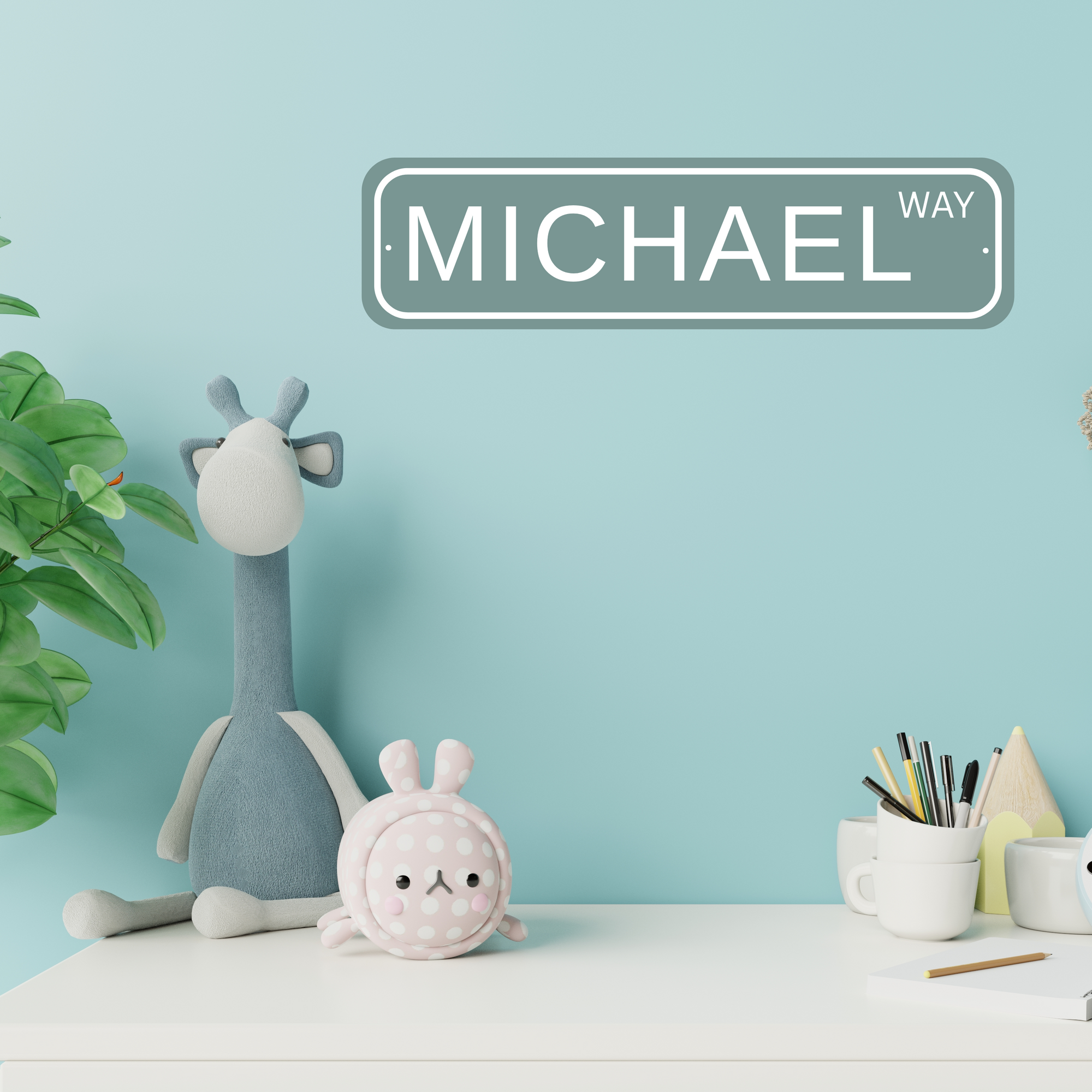 Custom Name Street Metal Sign