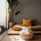 Brown Tartan Plaid Wallpaper