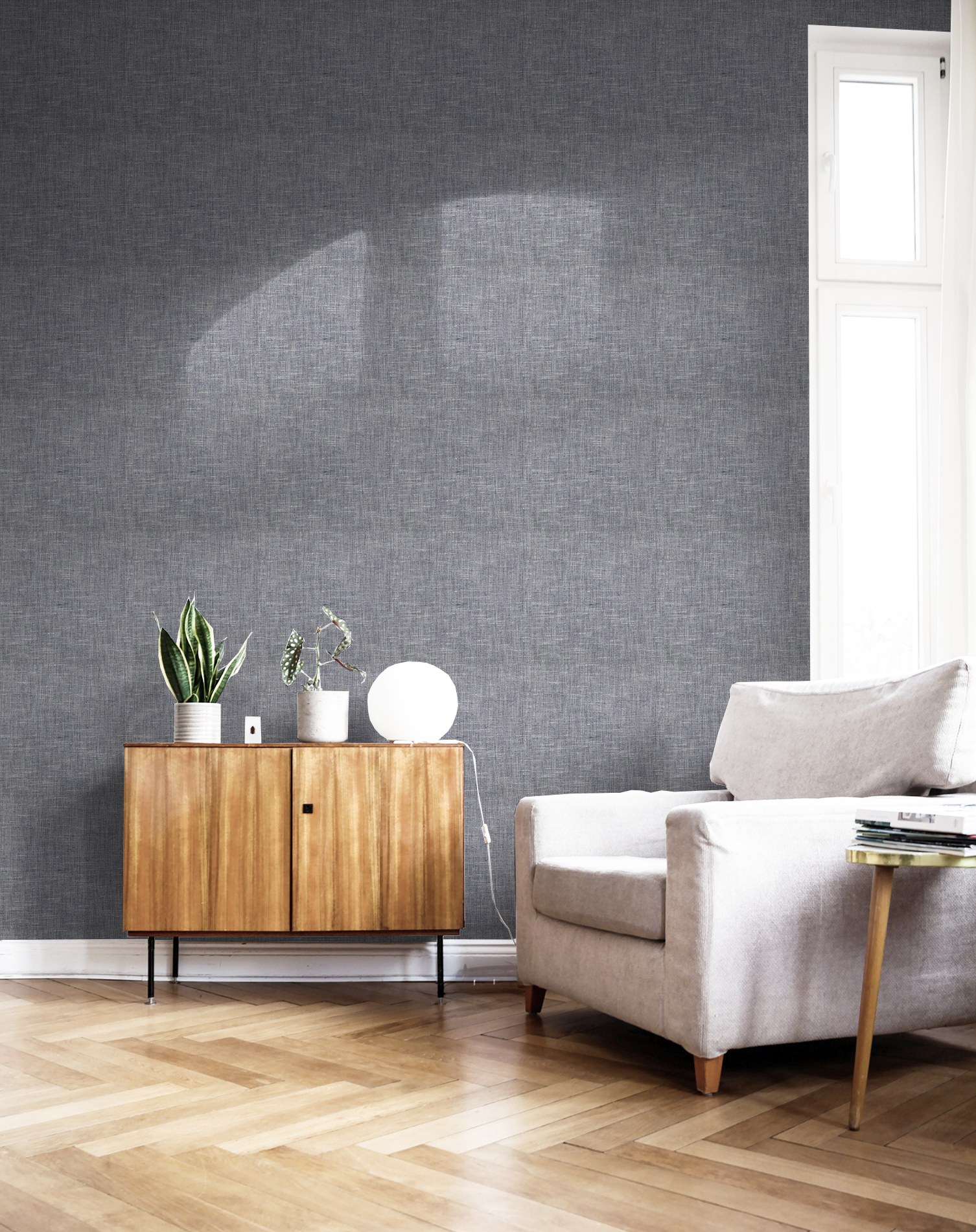 Heathered Weave Wallpaper