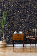 Baroque Floral Damask Wallpaper