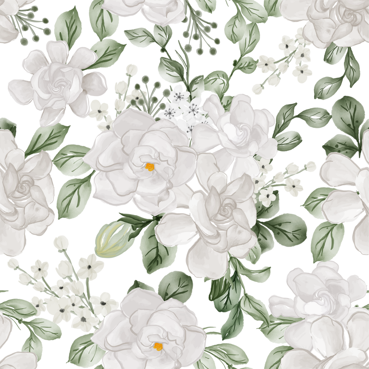 Gardenia Bloom Wallpaper