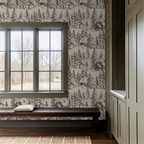 Cabin Sketch Wallpaper