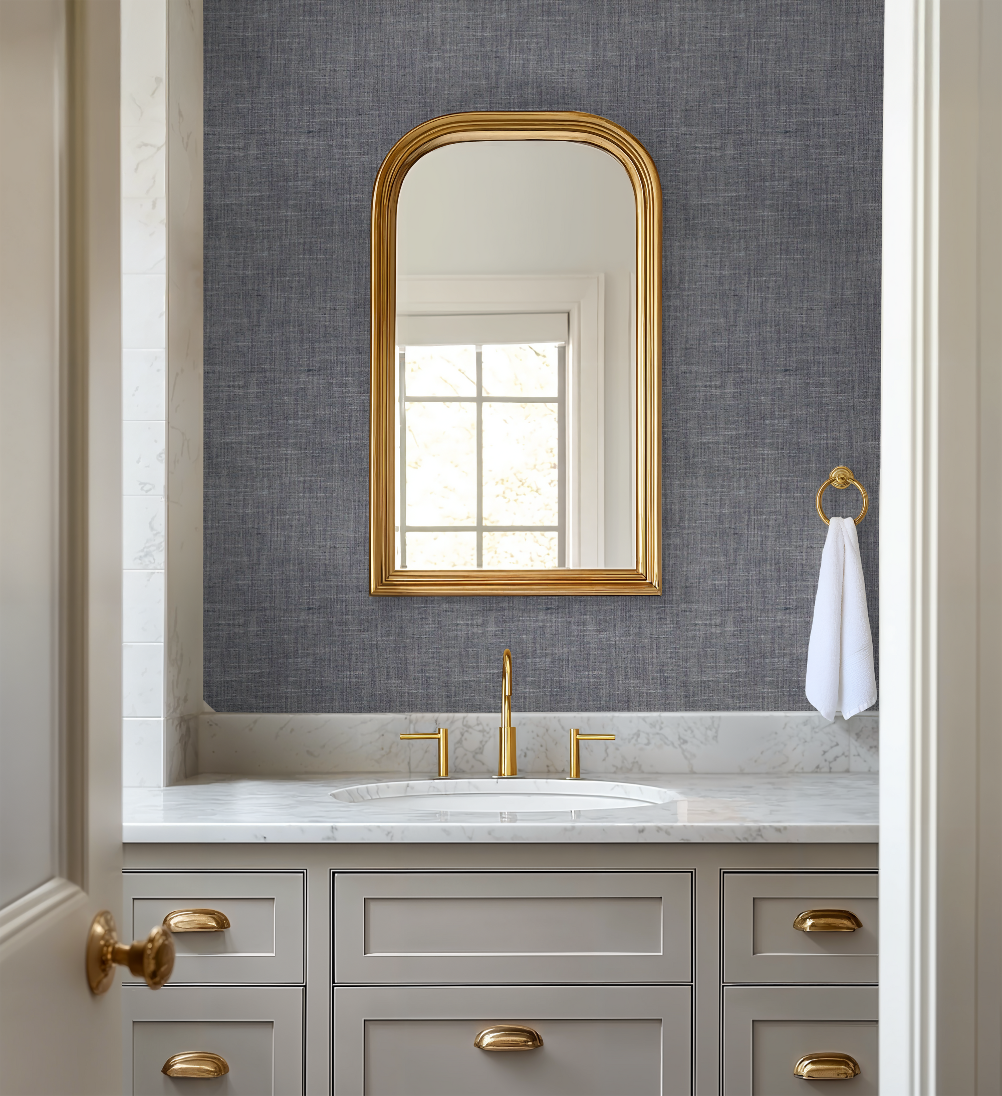 Heathered Weave Wallpaper