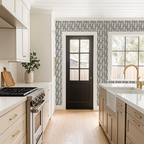 Abstract Brushstroke Geometric Wallpaper