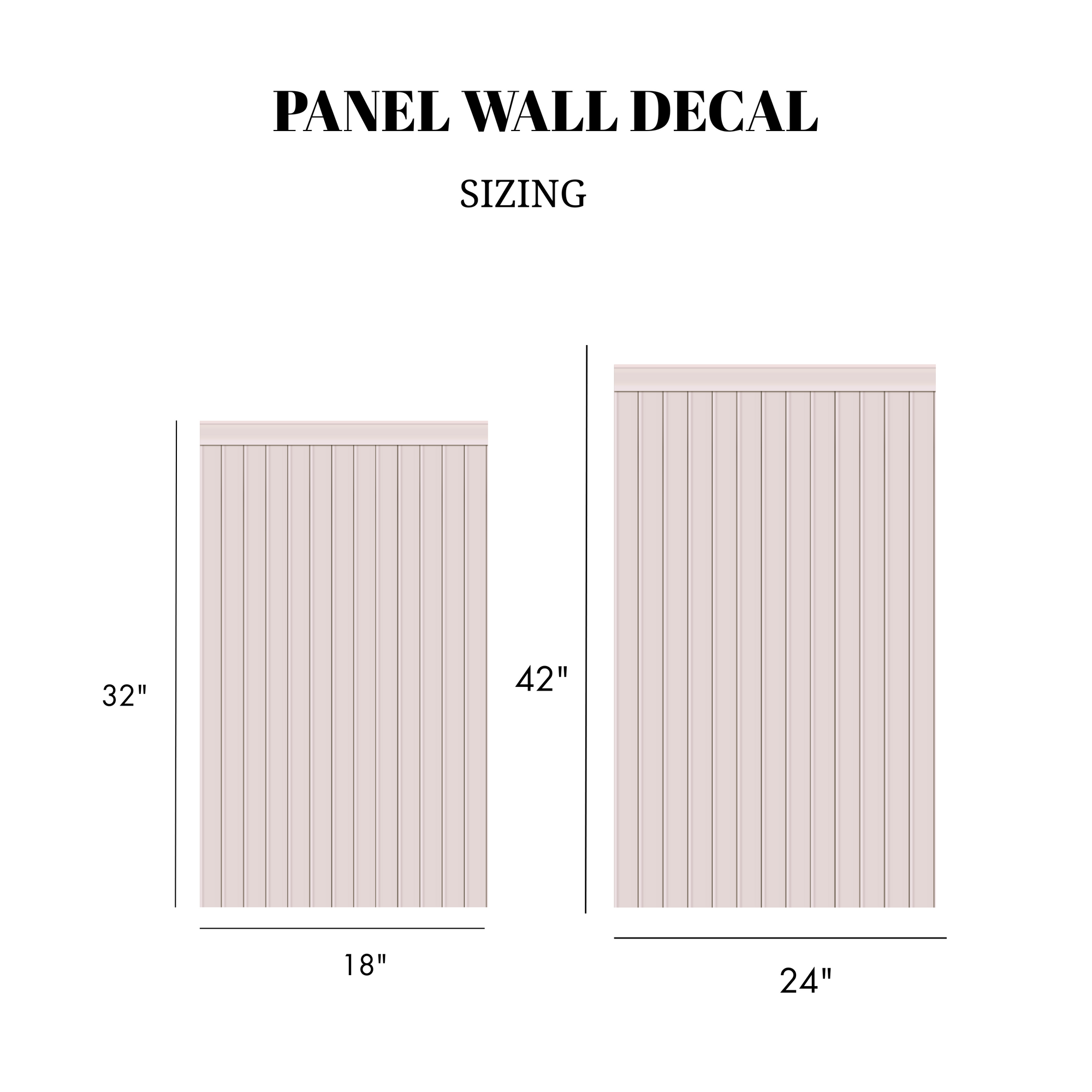 Beadboard Peel & Stick Wall Panel Decals – Removable Modern Wainscoting for Accent Walls, Bedrooms & Nurseries