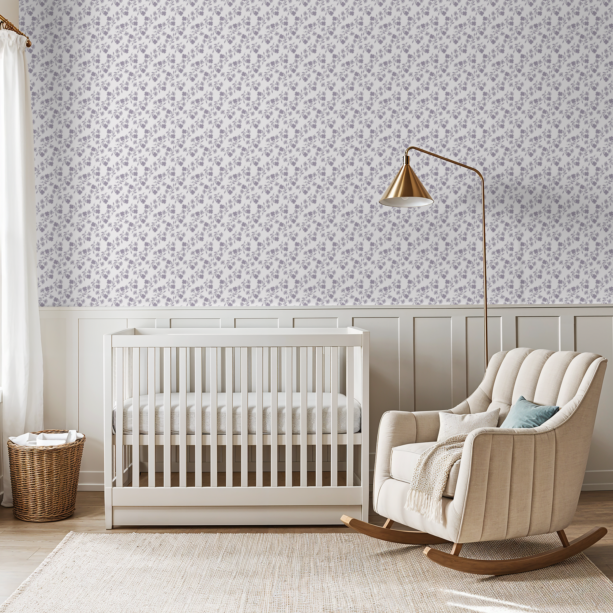 Lilac Silhouette Wallpaper