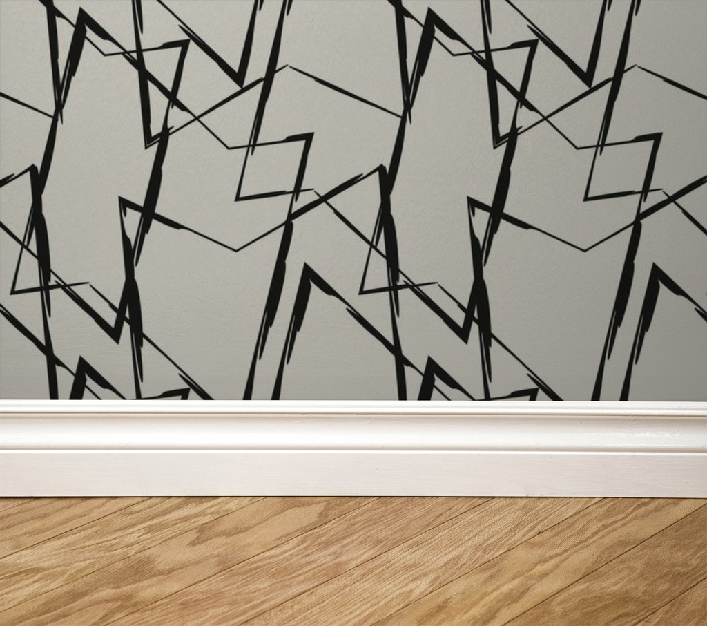 Abstract Brushstroke Geometric Wallpaper