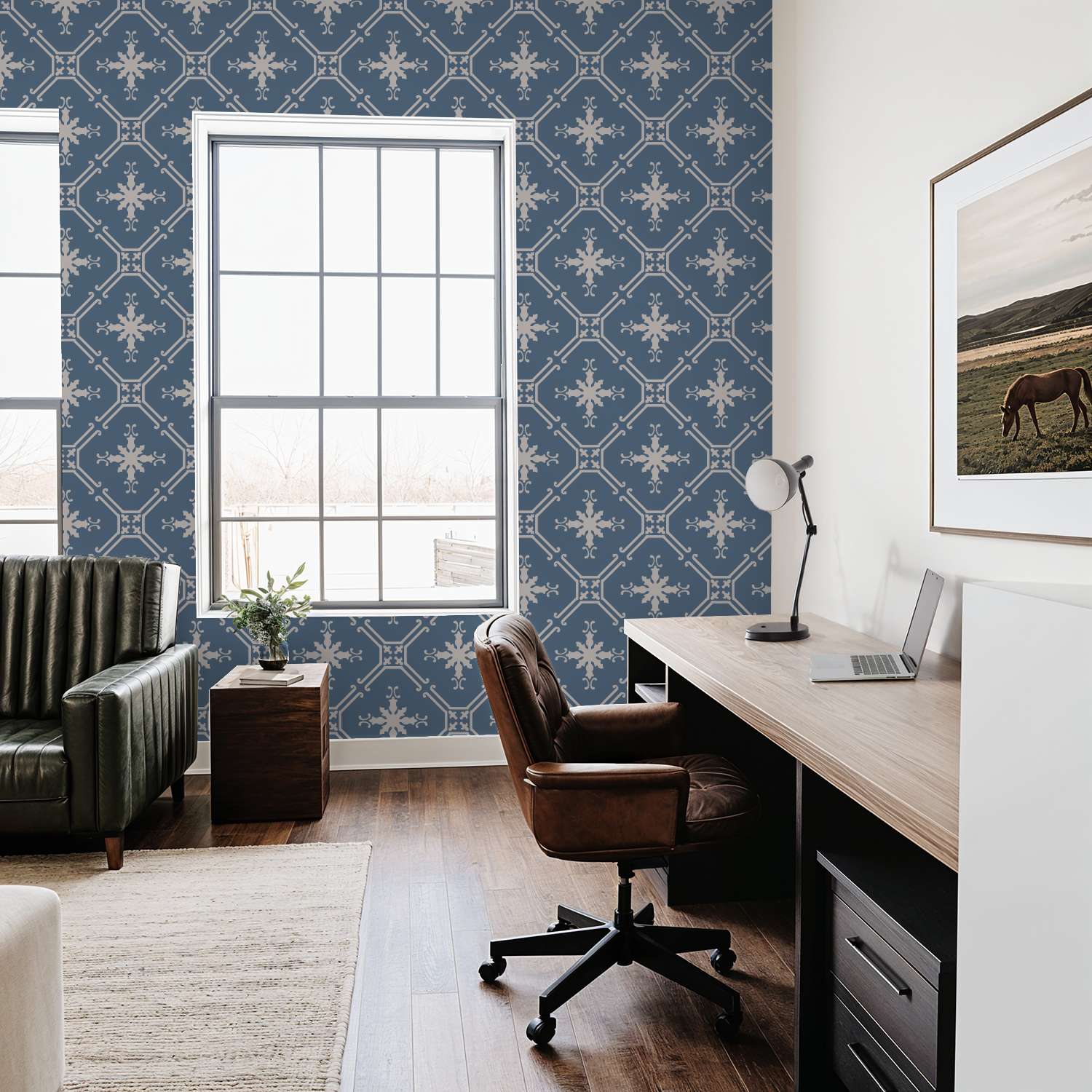 Moroccan Geometric Tile Wallpaper
