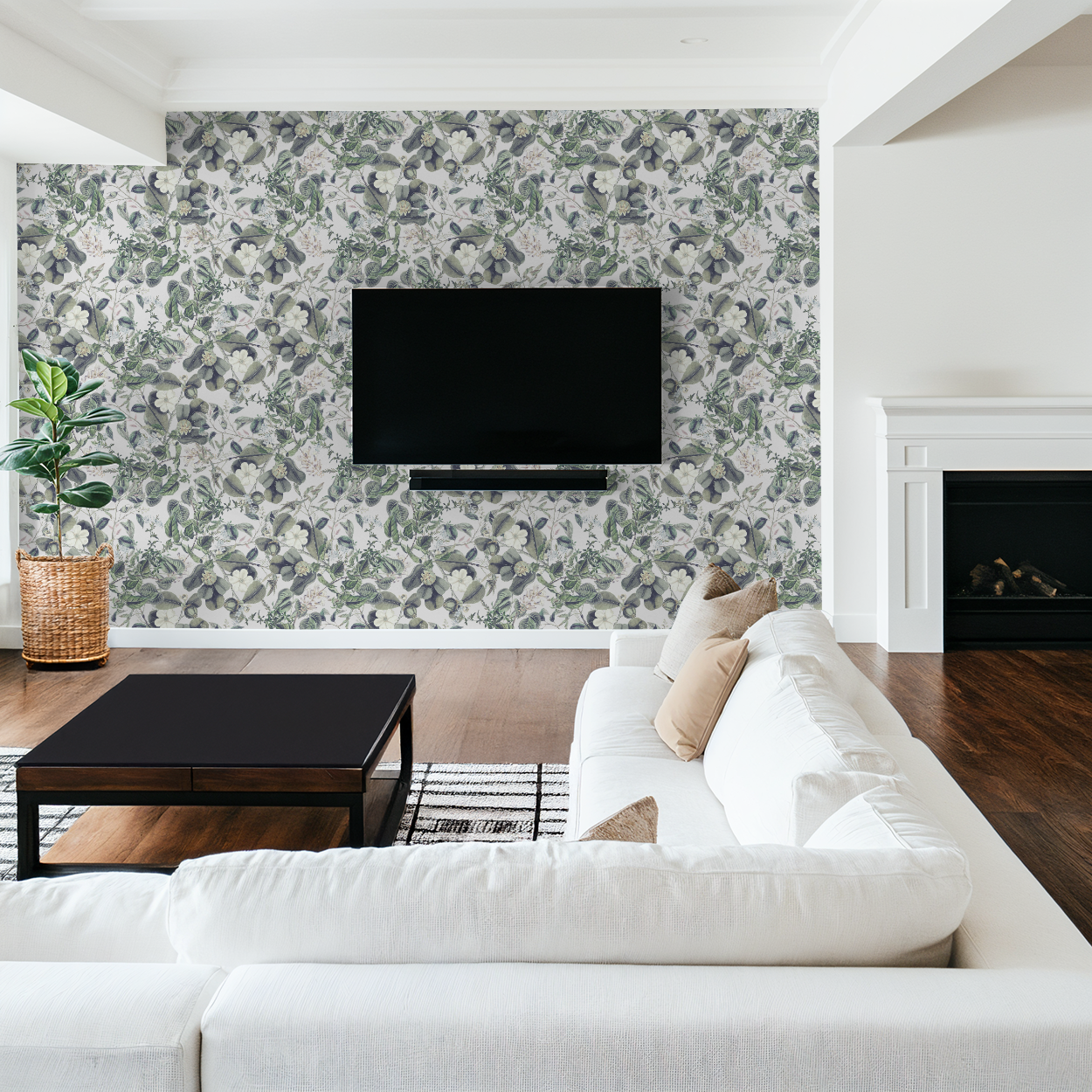 Bright Floral Wallpaper