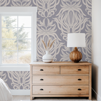 Damask Floral Wallpaper