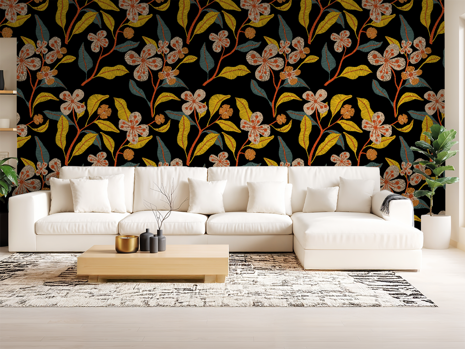Golden Calla Maren Wallpaper