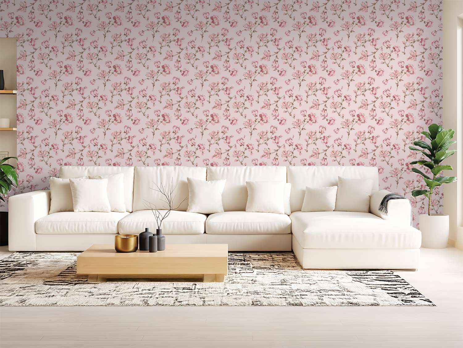 Pink Arabelle Wallpaper