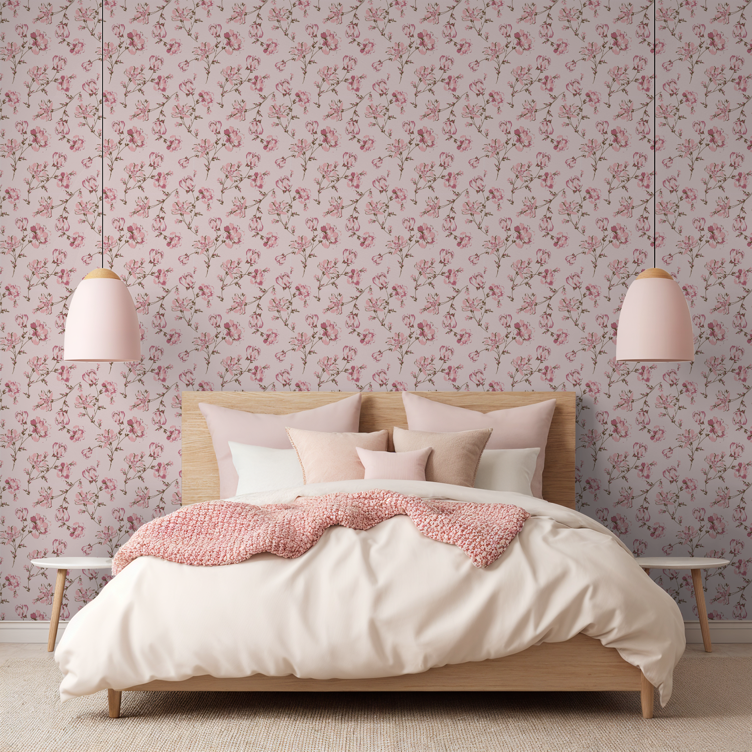Pink Arabelle Wallpaper