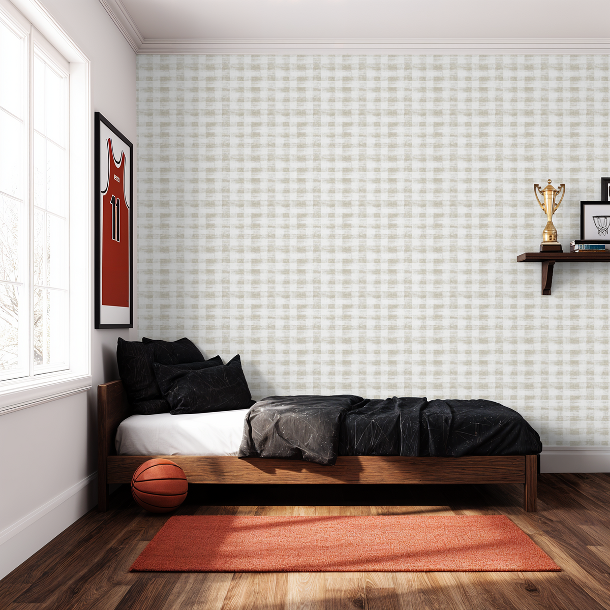 Finnegan Checked Wallpaper