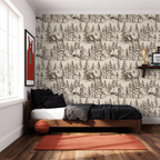 Cabin Sketch Wallpaper