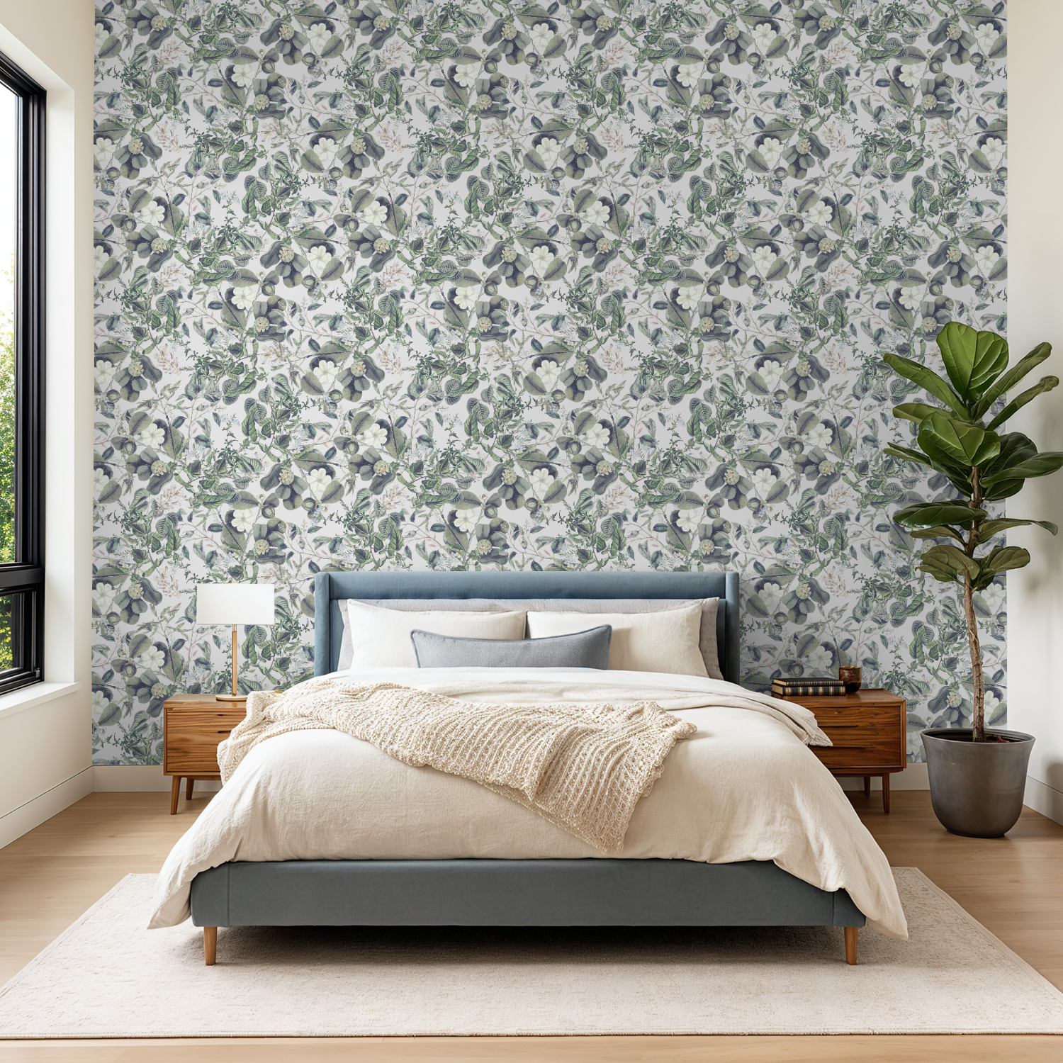 Bright Floral Wallpaper