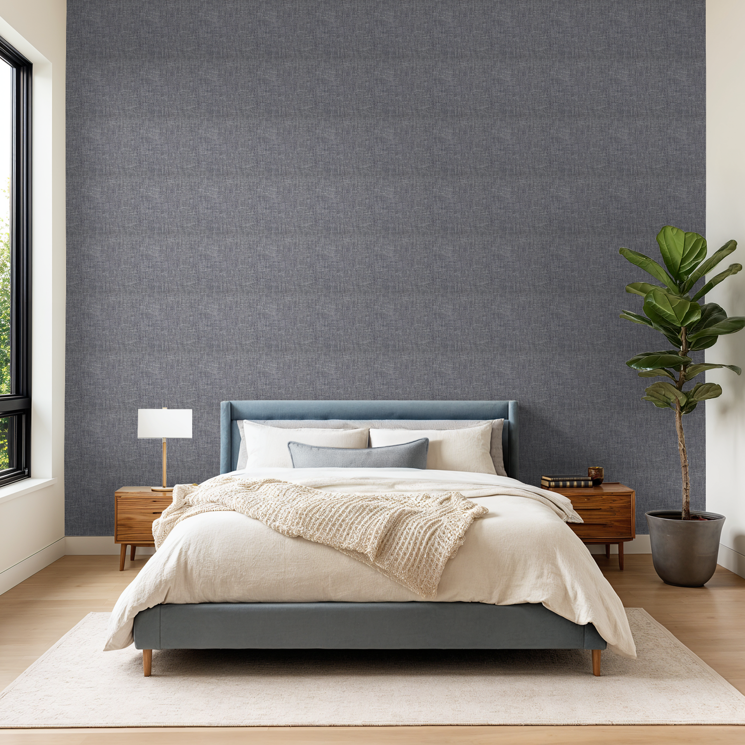 Heathered Weave Wallpaper