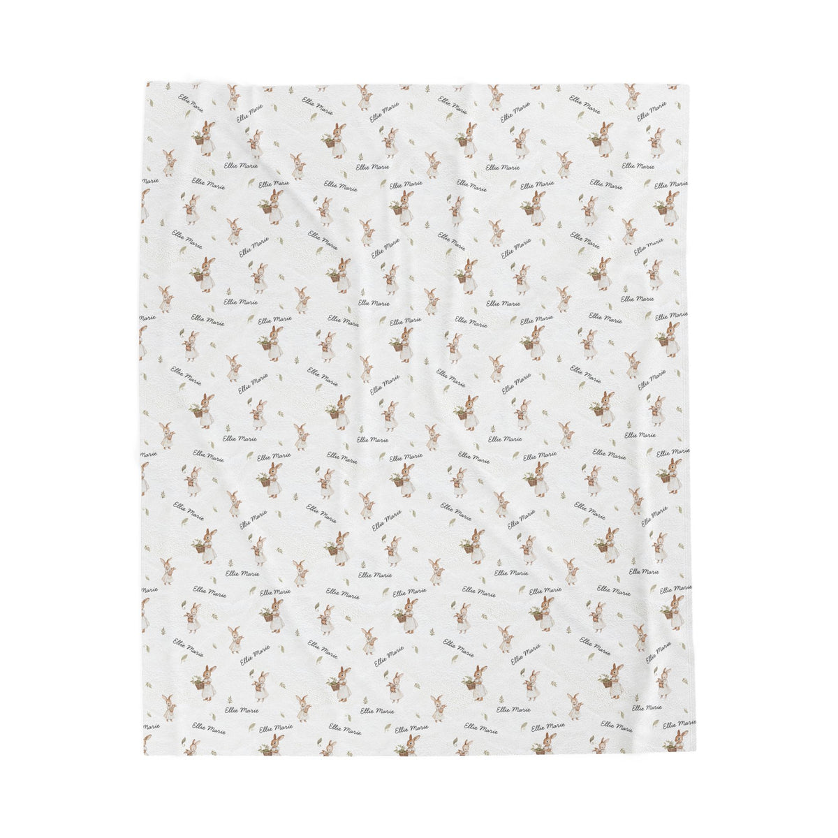 woodland snuggles blanket, home decor