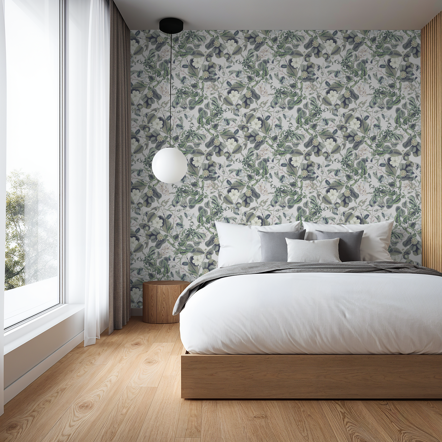 Bright Floral Wallpaper