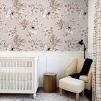 Beige Blossom Wallpaper