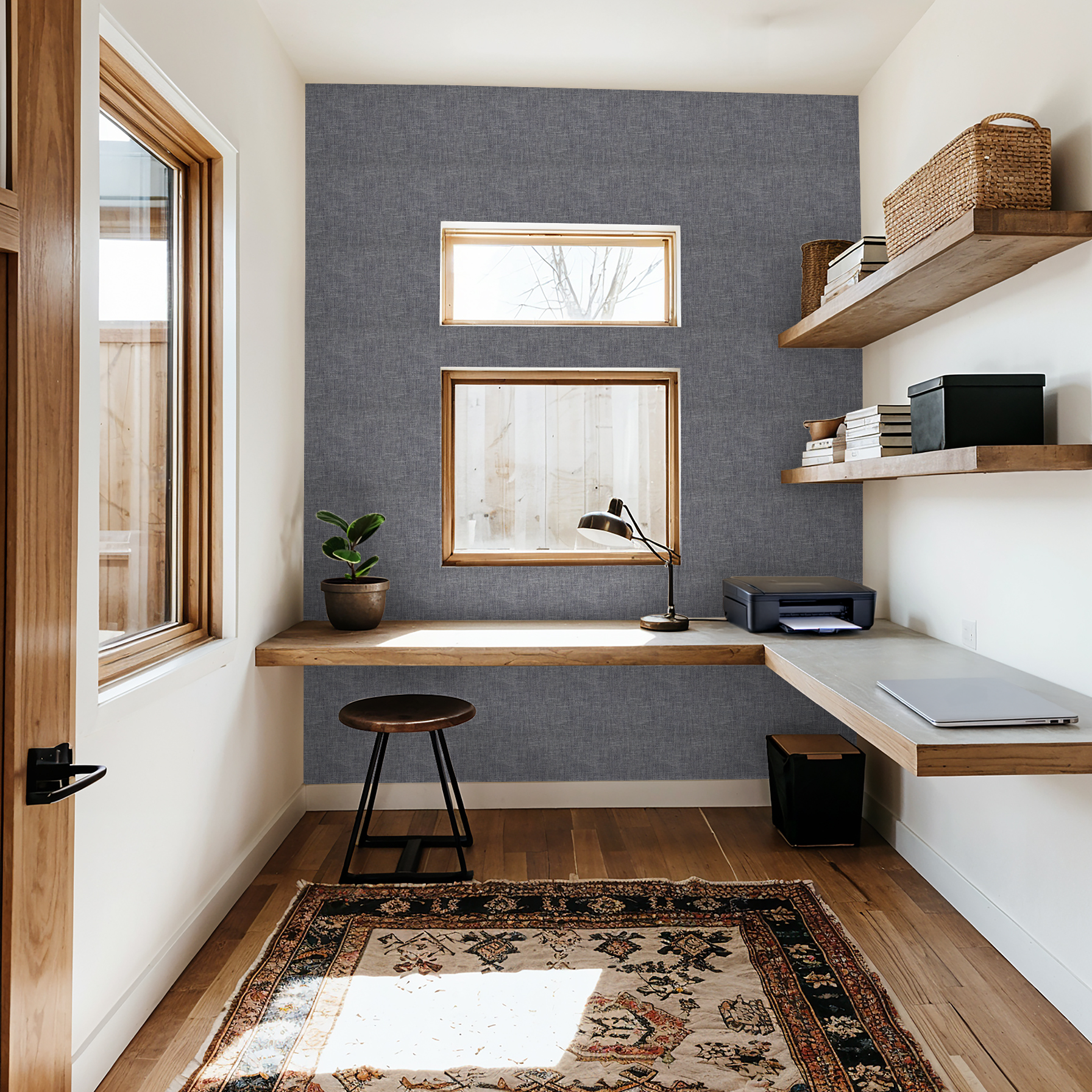 Heathered Weave Wallpaper