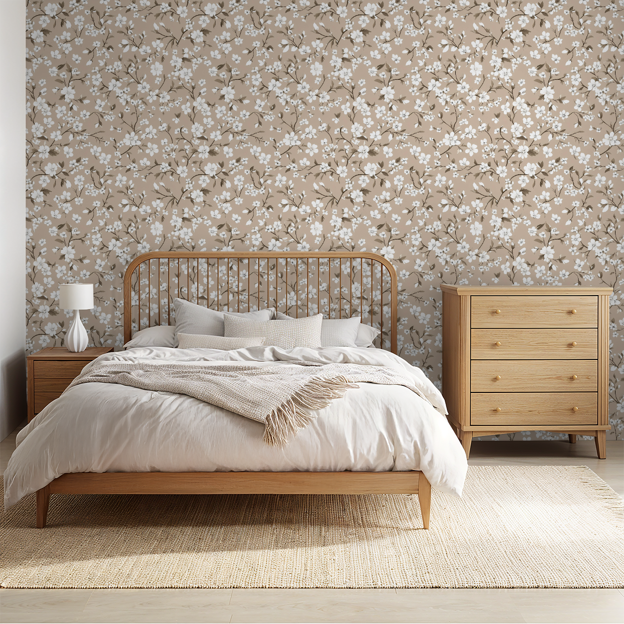Cherry Blossom Floral Wallpaper