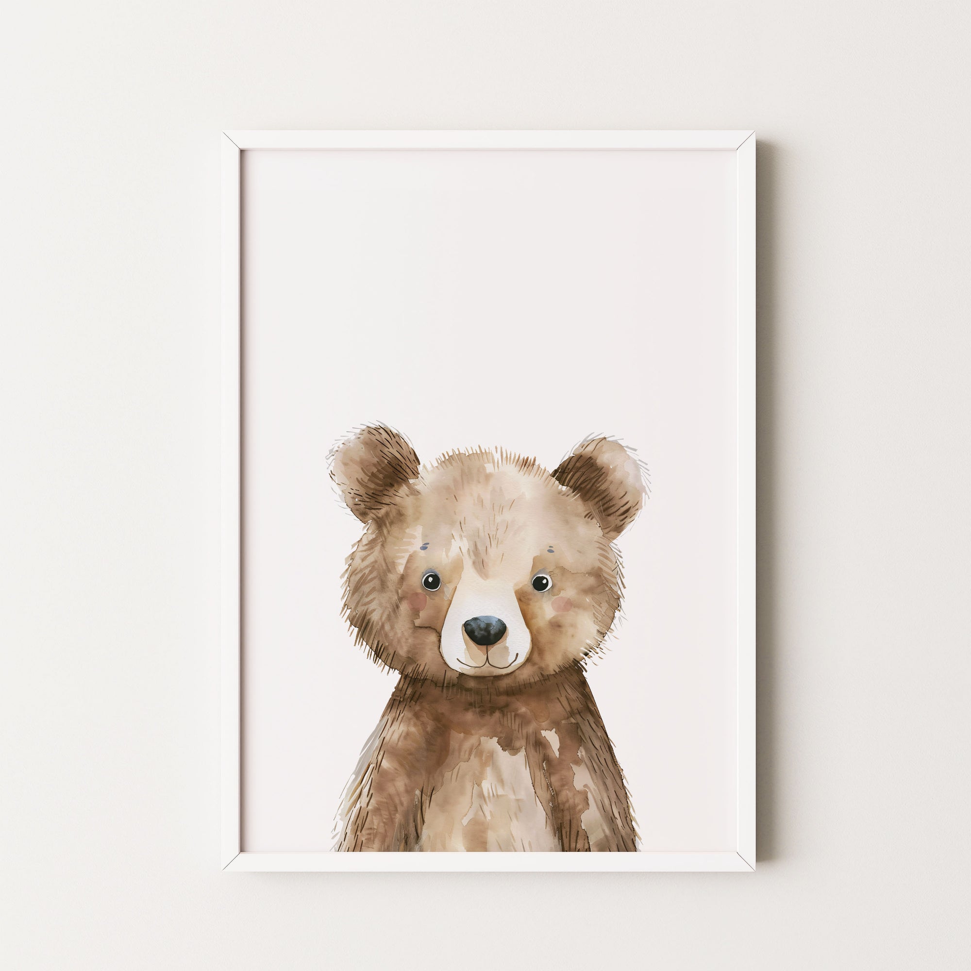 Woodland Bear Art Print