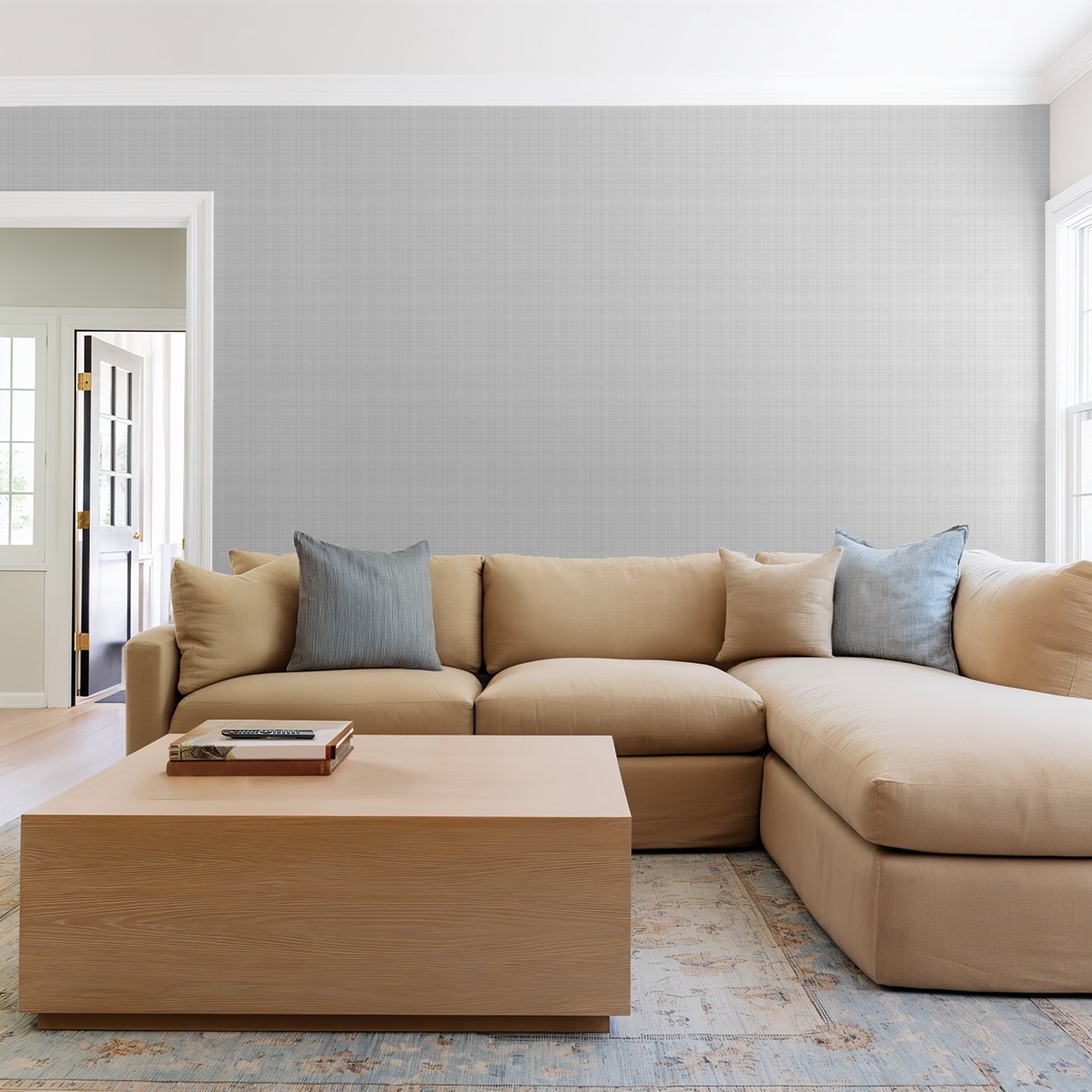 Seamless Linen Wallpaper