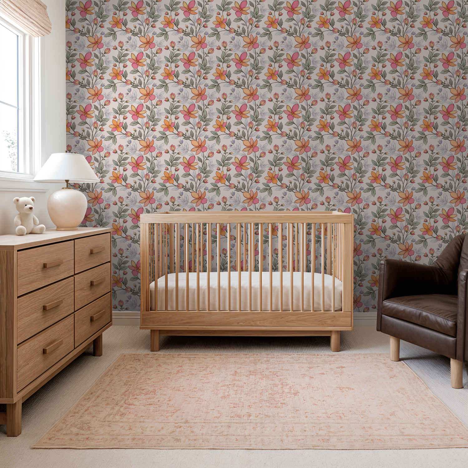 Bloom Vine Wallpaper