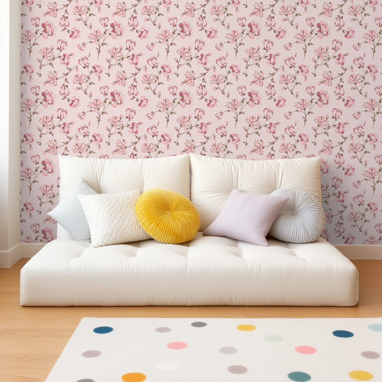 Pink Arabelle Wallpaper