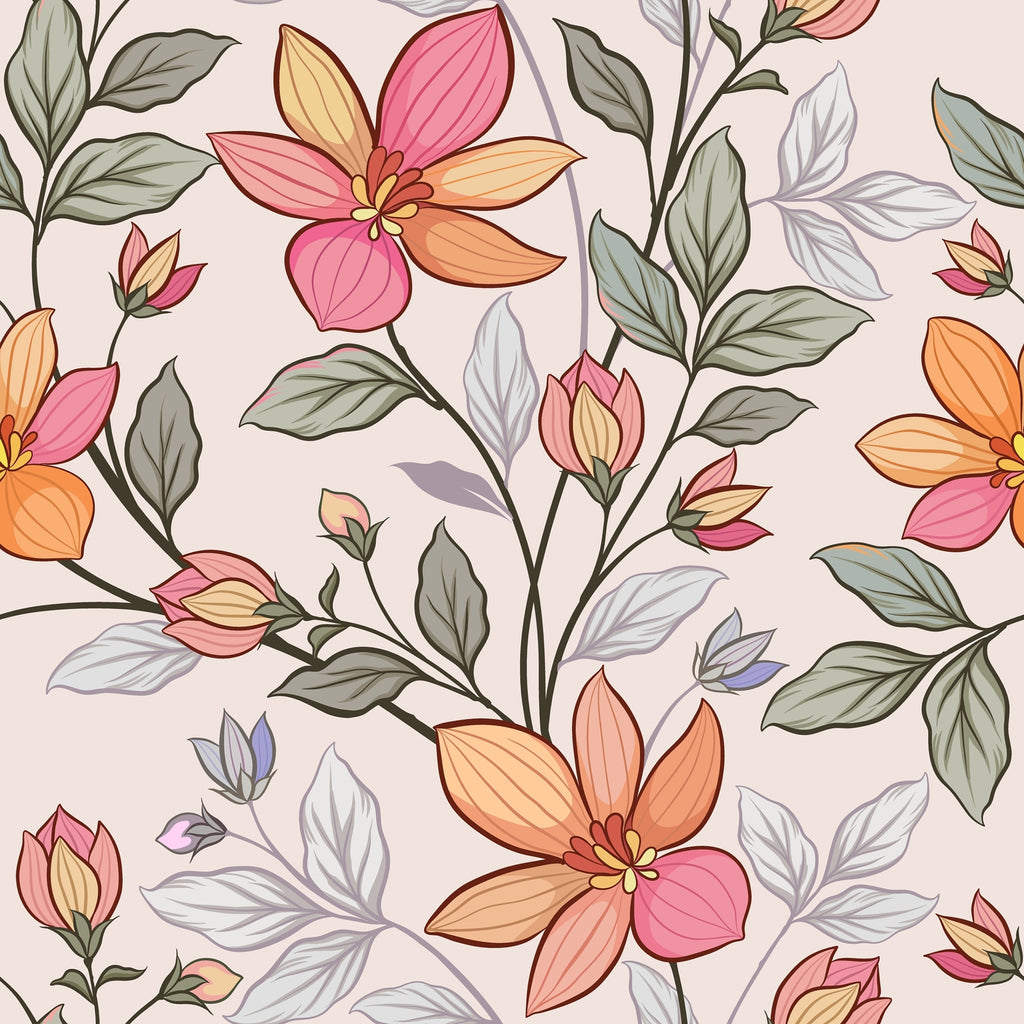 Bloom Vine Wallpaper