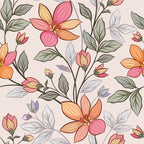 Bloom Vine Wallpaper