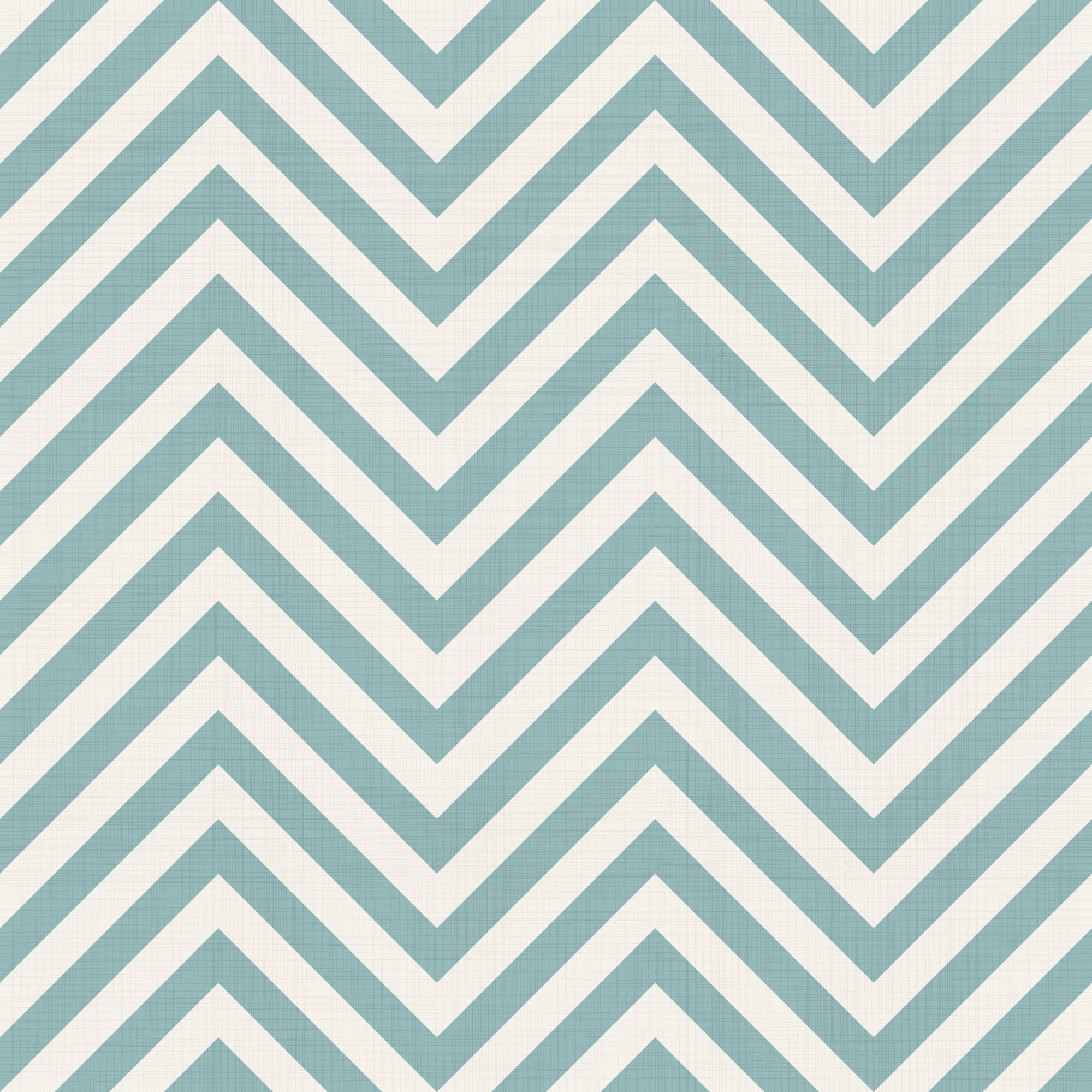 Aqua Chevron Wallpaper