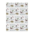 Personalized Dinosaur Kids Blanket