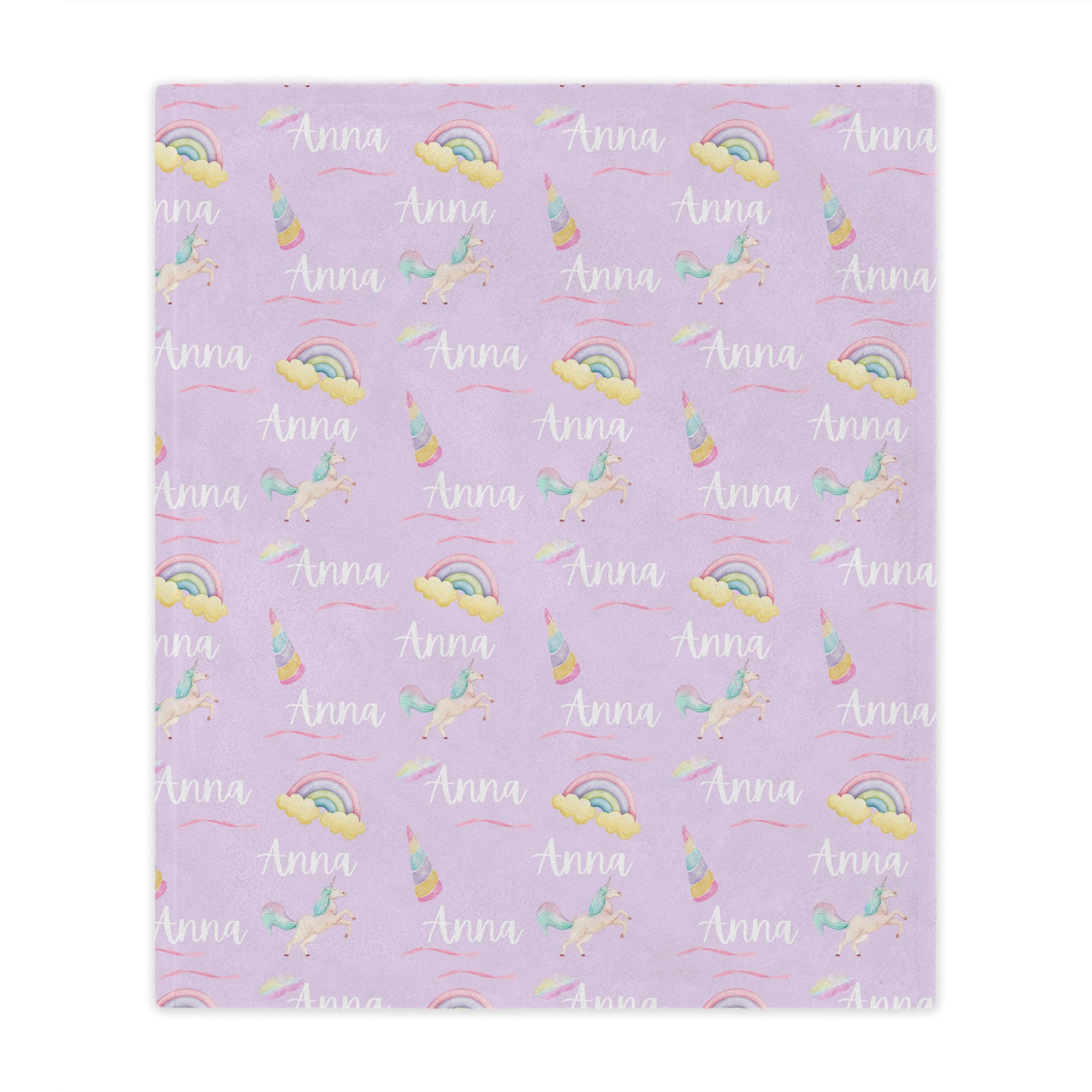 Personalized Unicorn Kids Blanket