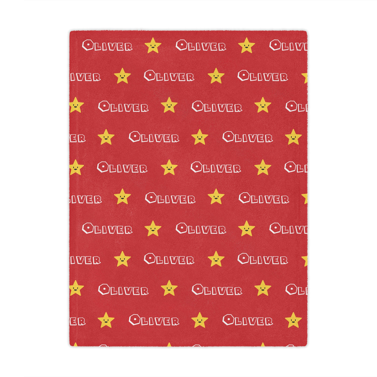 personalized bright stars kids blanket, light weight plush, baby 30 inches x 40 inches, home decor
