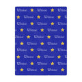personalized bright stars kids blanket, light weight plush, baby 30 inches x 40 inches, home decor