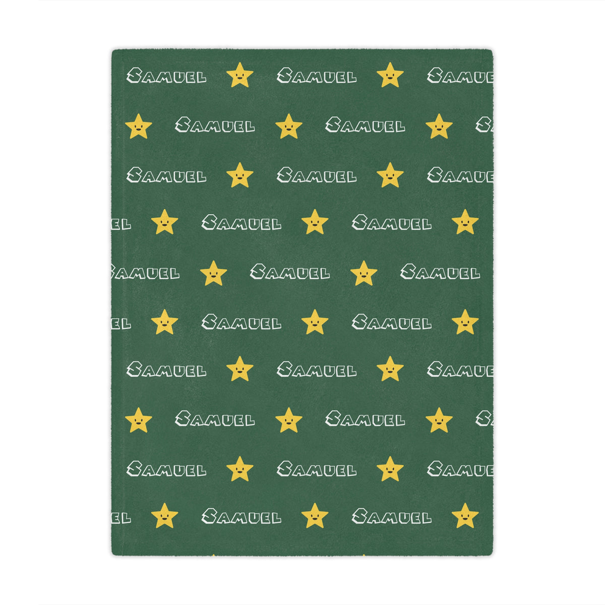 personalized bright stars kids blanket, light weight plush, kids 50 inches x 60 inches, home decor