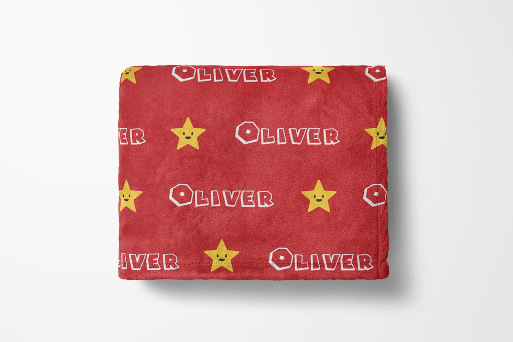 Personalized Bright Stars Kids Blanket