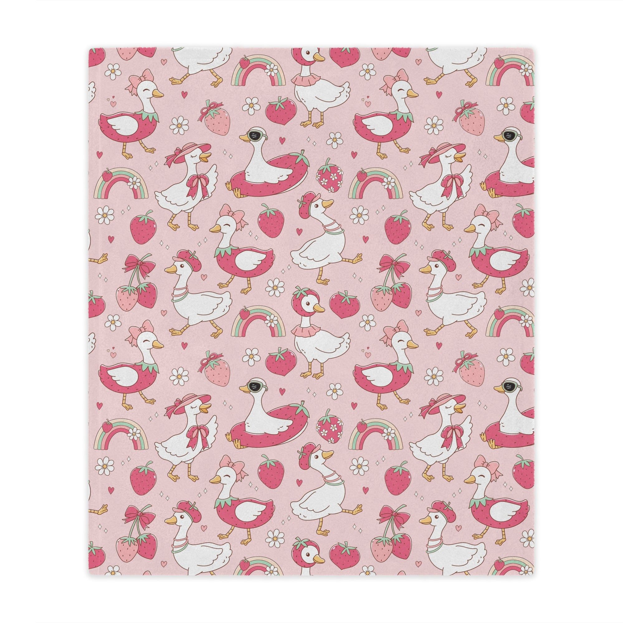 Pink Silly Goose Baby and Kids Blanket