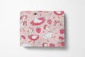 pink silly goose baby and kids blanket, light weight plush, baby 30 inches x 40 inches, pink, home decor