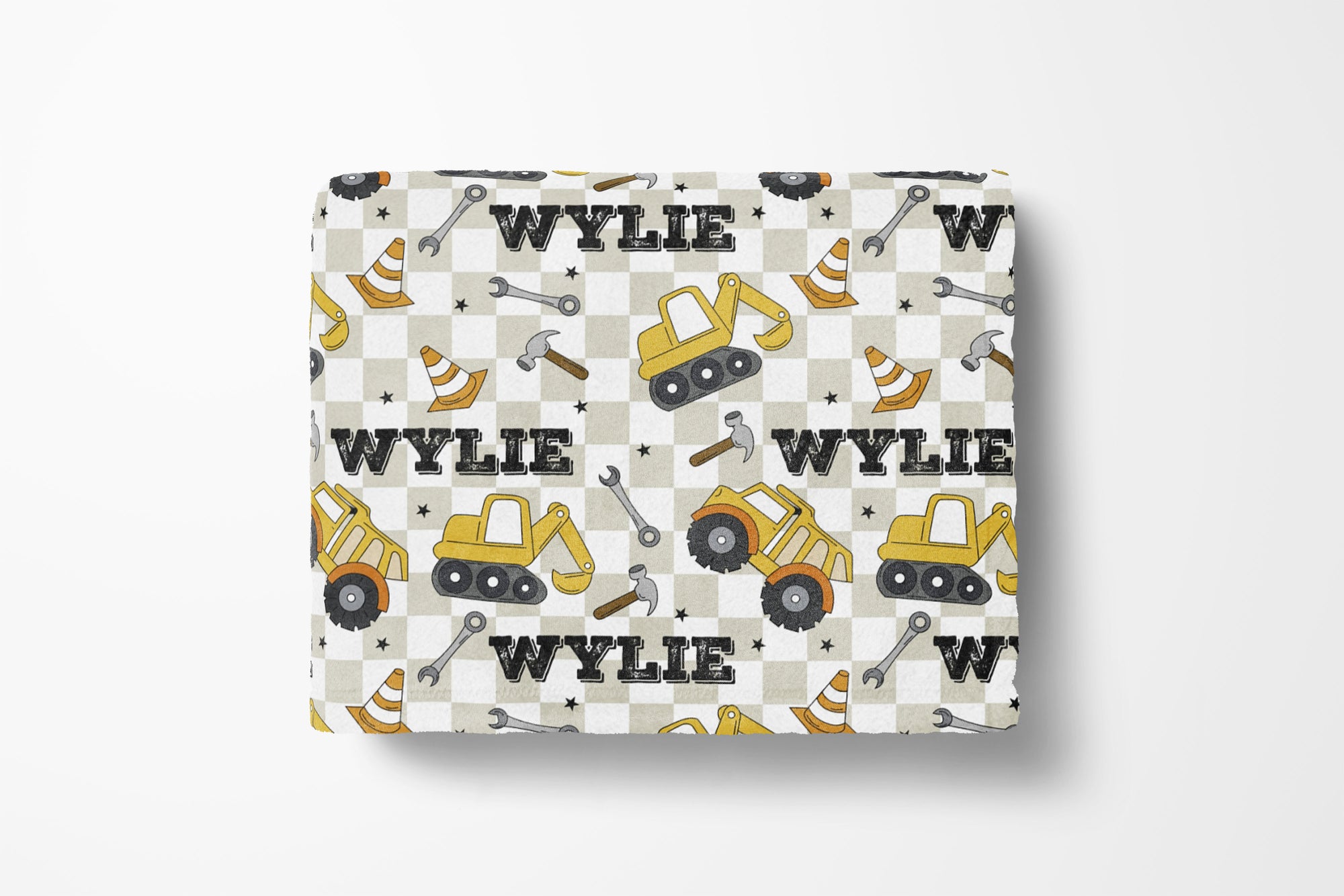Personalized Truck Baby and Kids Blanket